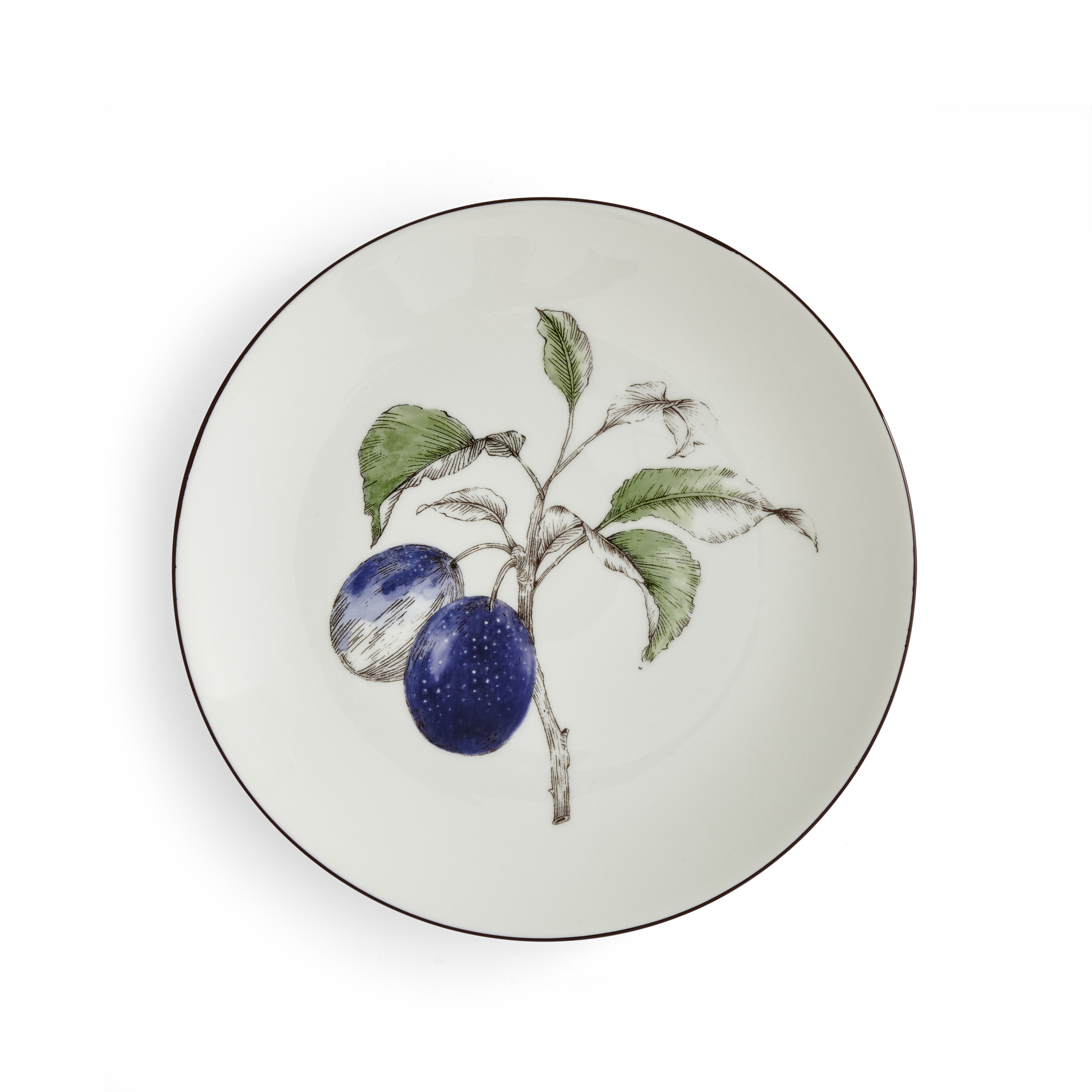 Nature's Bounty 9.5 Inch Salad Plate, Plum image number null